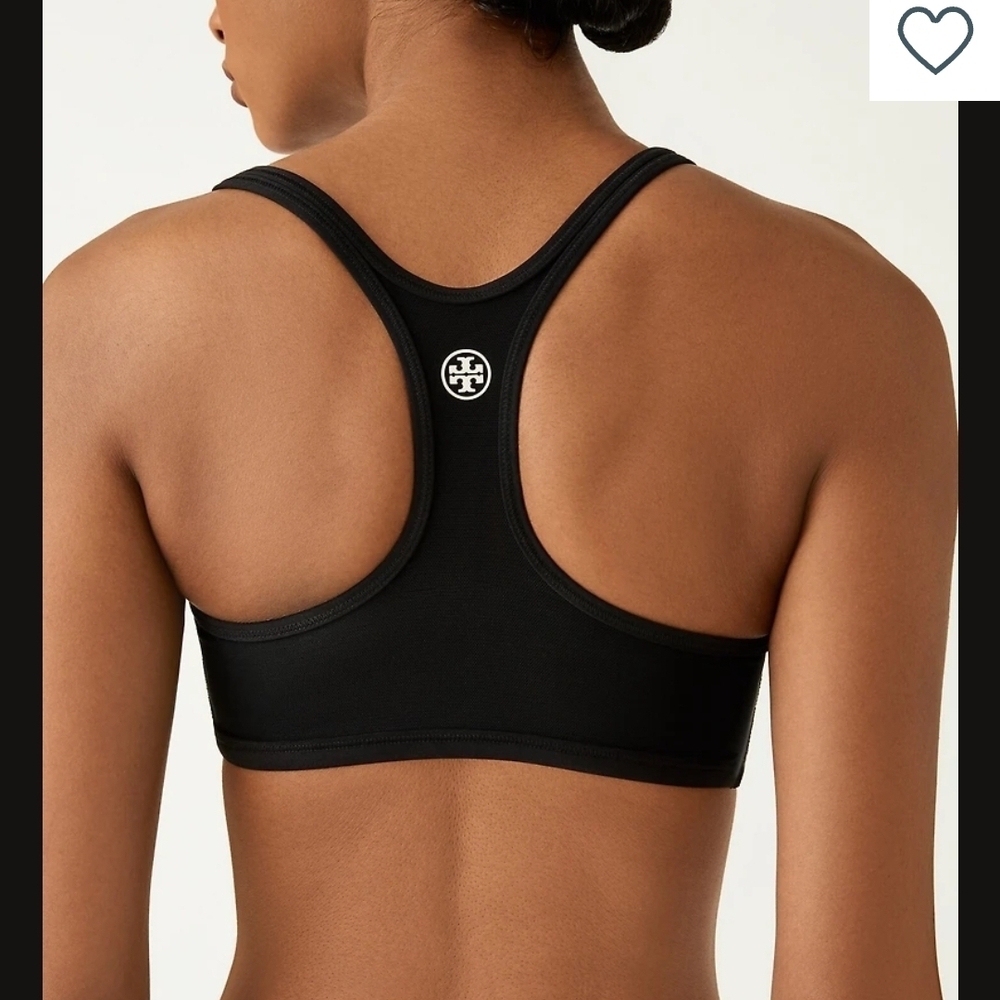 Tory Burch Dark Blue Racerback Sports Bra